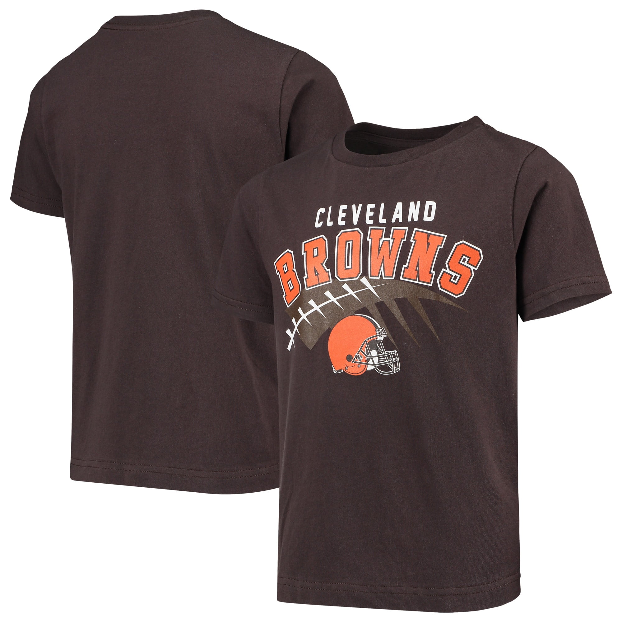 Cleveland Browns Youth Pigskin TShirt Brown