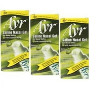 3 Pack - AYR Saline Nasal Gel with Soothing Aloe, 0.5 oz