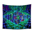 thumbnail image 1 of Tapiz De Luz Negra,Tapiz Hippie Psicodélico Verde, Tapices De Neón De Estética Espiritual,Tapiz Colgante De Arte De Pared-180*150cm, 1 of 5