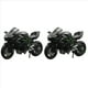 thumbnail image 2 of 2X 1:12 H2 R Motocicleta Diecast Modelo de Aleación de Juguete Negro H2R Motocicleta Colección Desmontable Negro, 2 of 10