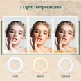 thumbnail image 2 of ATUMTEK Selfie Ring Light for Phone with 3 Light Temperatures, Portable Rechargeable Clip-on Ring Light with 48 LEDs for Mobile, Laptop, Zoom Meeting, Makes up, Video Calls, Streaming, Selfies, 2 of 5