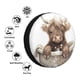 thumbnail image 4 of Balery Cute Cow Bath Cubiertas para Neumáticos - Protector Resistente para Neumáticos de Camioneta, SUV, Remolque, Camper y RV-17 inch, 4 of 6