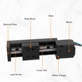 thumbnail image 3 of Linear Guide Rail Motion Slide Actuator, Mini Linear Rail Guide Slide Actuator DIY High Accuracy  for 28 Stepper Motor, 3 of 7
