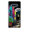 thumbnail image 1 of MUNDAZE Samsung Galaxy S10e Shockproof Clear Hybrid Protective Phone Case Urban City Full Moon Graffiti Painting Art Cover, 1 of 5