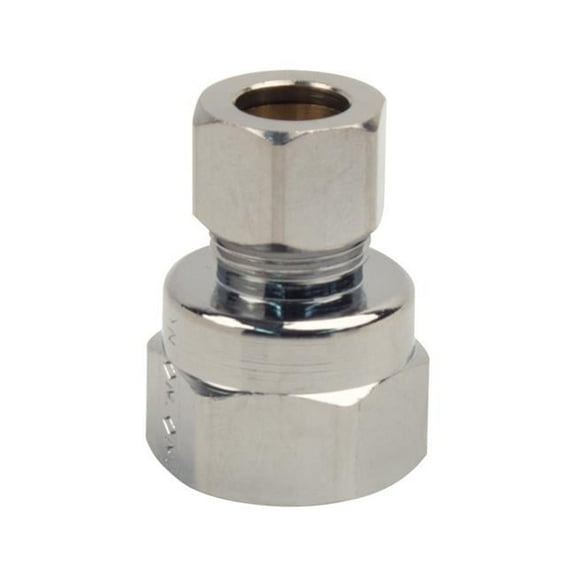 Brasscraft 4839767 0.5 in. Dia. Brass Compression Adapter
