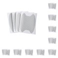 thumbnail image 2 of Protector de manija de puerta de coche Speravity de fibra de carbono Universal 10 piezas Plata, 2 of 6