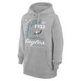 thumbnail image 2 of Unisex Starter  Heather Gray Philadelphia Eagles Arch Team Fleece Pullover Hoodie, 2 of 3