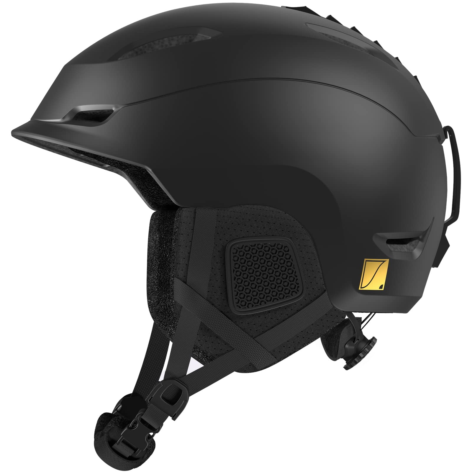 Ski Helmet, Snow Sports Helmet Goggles Compatible Removable Liner