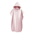 thumbnail image 1 of S SERENABLE Polyester Surf Poncho Changing Robe Quick Dryer Front Bag Hooded Soft Microfiber Light Pink, 1 of 9
