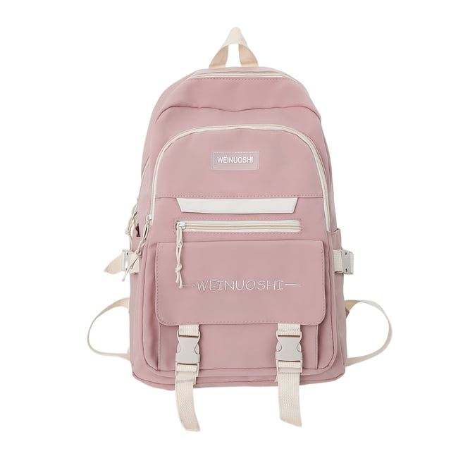 School Starts Season Fashion Women Girl Student Zipper School Bag Nylon High Capacity Backpack Backpack with Water Bladder Welding Backpack Rave Backpack Emergency Backpack Messenger Backpack Backpack