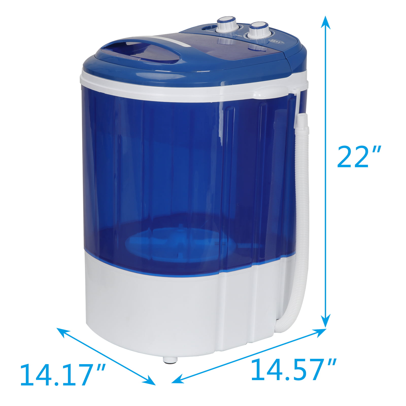 Zeny 9lbs Capacity Mini Washing Machine Compact Counter Top Washer