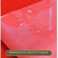 thumbnail image 5 of Alfombra gruesa con anillo de seda roja grande, tapete para puerta de bienvenida, tapete para pies antideslizante impermeable de corte personalizado, tapete para suelo de baño de PVC, 5 of 5
