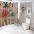 thumbnail image 7 of BCIIG Flowers Colors Design Shower Curtain Set Chic Modern Decor 36"x72, 7 of 7