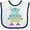 White and Navy, variant on Inktastic Robot Science Tech Engineering Math Boys or Girls Baby Bib