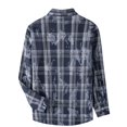 thumbnail image 4 of BVnarty Plaid Shirts for Men Casual Checkered Tie-Dye Long Sleeve Blouse with Pocket for Daily Wear, Stylish Buttoned Turndown Collar Shirt, Fall/Winter Fashion, 4 of 5