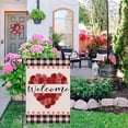 thumbnail image 2 of Valentines Day Flags for Outdoors 28 X 40 Double Sided Large Happy Valentine''s Day House Flags Burlap Farmhouse Rustic Welcome Decorative Holiday Flags for Porch Decor Outside Decoration Rose Heart, 2 of 6