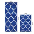 thumbnail image 2 of Juego de alfombrillas de baño antideslizantes 2 piezas - 40 x 60 cm + 45 x 120 cm azul, 2 of 8