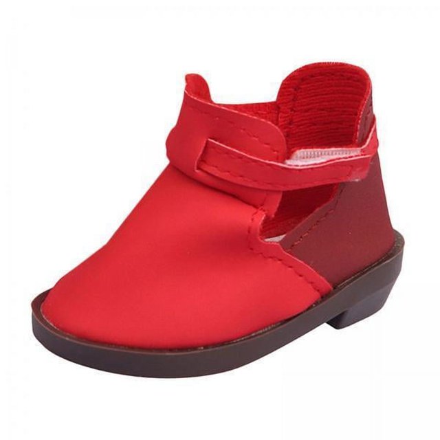 3 Botas Para Mu?ecas Americanas Que Se Adaptan A La Mayoría De Mu?ecas De 18" - Zapatos De Mu?eca Botas Cortas Rojas Sunnimix botas de muñeca de 18 pulgadas
