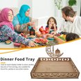 thumbnail image 4 of Bandeja Eid Mubarak, Plato de decoración de mesa Eid Mubarak de madera, Bandeja de pastelería de postre de decoración Ramazan para galletas de pastel de dulces de fiesta islámica, 4 of 5