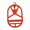 thumbnail image 4 of Cesta con Clip para calzado, soporte para zapatos para mochila, estante, cubierta de silicona para zapatos que ahorra espacio para actividades al aire Rojo, 4 of 8