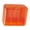 Orange, variant on Msioytog Dustproof Wall Mount Organizers for Action Figures Model Toy Clear Plastic Display Case Featuring Adjustable Shelves