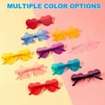 thumbnail image 4 of 14 Pcs Heart Shaped Sunglasses for Beach Party Rainbow Glass Birthday Gradient Gray, 4 of 6