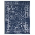thumbnail image 2 of SAFAVIEH Adirondack Wyatt Traditional Distressed Area Rug, Navy/Ivory, 11' x 15' - X-Large - Transitional Modern Design, Navy & Ivory, Ideal for Living Room, Bedroom, Dining Space, 2 of 14