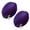 Dark Purple, variant on 2Pcs Round Earphone Earbud Carrying Case Holder - Lightweight Mini Universal Storage Pouch Bag for Wired Earbuds, Bluetooth Headset, Wall Charger Adapter, USB Cable, Cell Phone Accessories