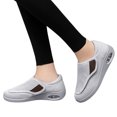 thumbnail image 1 of Zapatos Ortopédicos Sin Cordones Anchos para Diabéticos Mujeres Mayores, 1 of 9