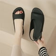 thumbnail image 5 of NOKIO House Shoes for Ladies Women'S Beach Sandals Hollow Casual Slippers Flat Shoes Retro Sandals Women's Flat Sandals, 5 of 8