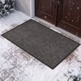 thumbnail image 5 of Ottomanson Waterproof Large Front Door Mat 48" x 72" Non-Slip Indoor Outdoor Floor Mat for Entrance, Gray, 5 of 11