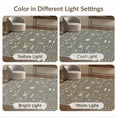 thumbnail image 7 of ODIKA 3'x5' Washable Area Rug Non-Slip, Flatweave, Easy Care Patchwork Squares With Abstract Spotted Accents Cowhide Geometric Refined for Hallway, Laundry Room, 7 of 7