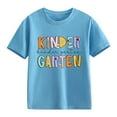 thumbnail image 4 of KAUOD Kindergarten Shirts for Kids, Girls Boys First Day of School T Shirt, Preschool Student Back to School Clothes, 4 of 7