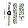thumbnail image 2 of Grinch Christmas Decorations Christmas Series Printed 20mm Watch Strap, 2 of 4