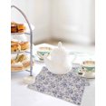 thumbnail image 4 of Coastal Shells Kitchen Dish Towels for Drying Dishes Set of 2, Retro Ocean Beach Nautical Coral Conch Waffle Weave Microfiber Terry Hand Tea Bathroom Towels Quick Dry & Absorbent Towel 12x12, 4 of 7