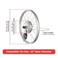 thumbnail image 3 of Yescom Kit de Conversion pour Vélo Électrique Roue avant 24 Pouces Kit de Conversion pour Vélo Électrique 36V 750W Kit de Roue pour Vélo Électrique, 3 of 9