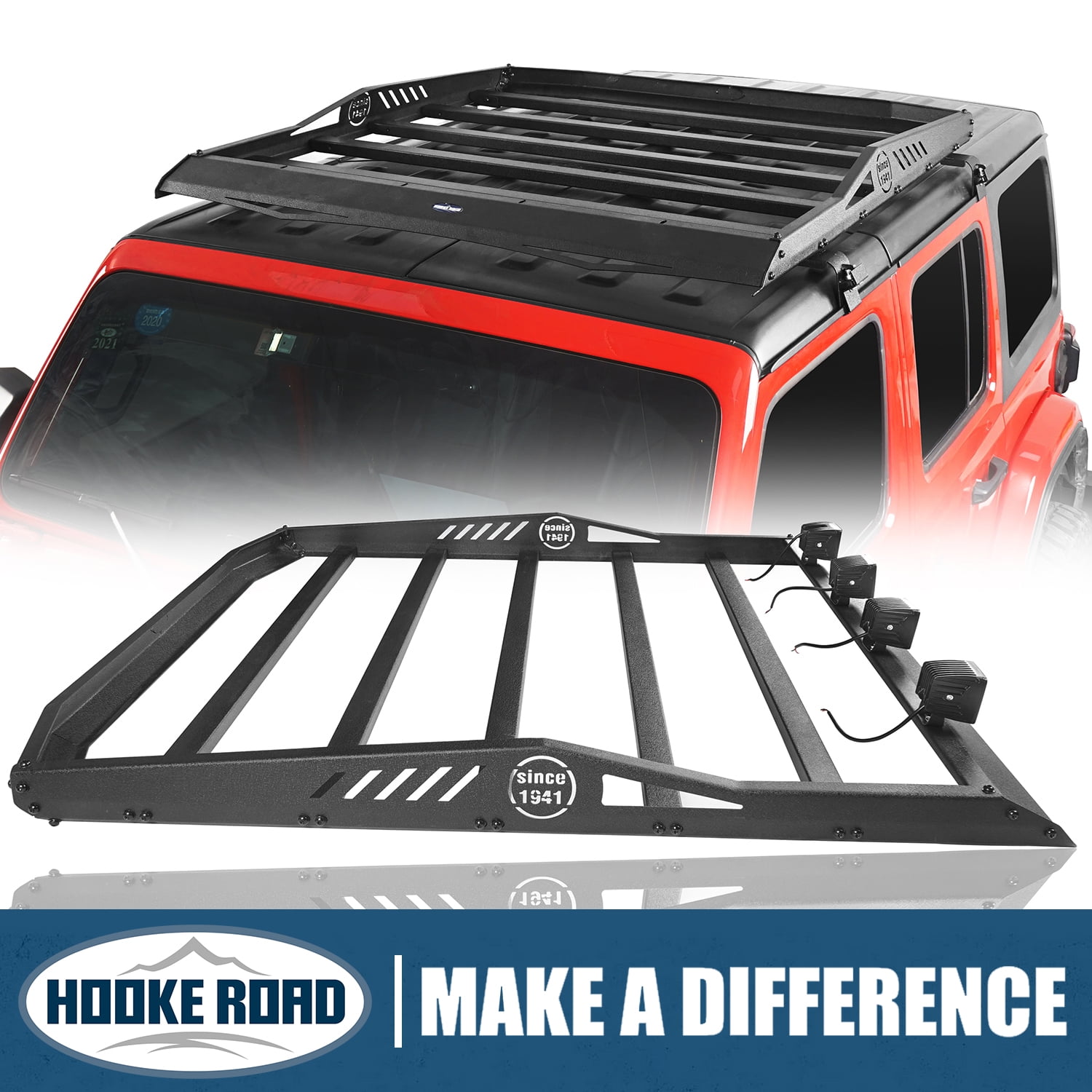 Hooke Road Jeep Jl Roof Storage Jeep Wrangler Roof Rack Hooke Road