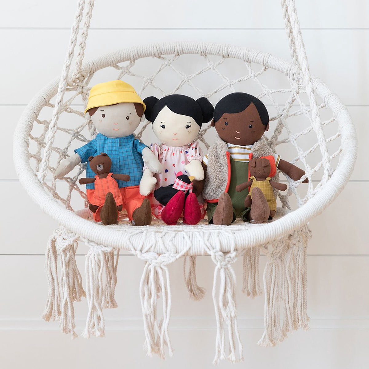 Manhattan Toy Playdate Friends Ellis Machine Washable and Dryer Safe 14 Inch Doll with Mini Bunny Stuffed Animal