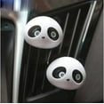 Zenghuiiii For Car Panda Air 2 X Car Cute Auto Black Accessory Perfume