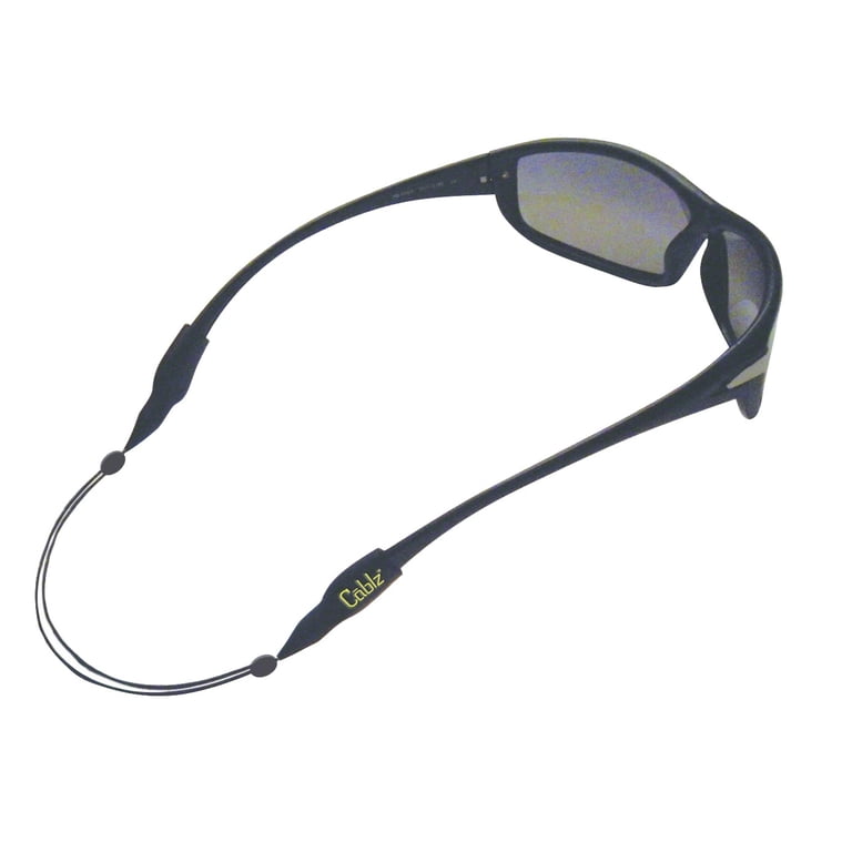 Cablz Eyewear Retainer, Zipz, Black, 14 in, Adult, Unisex