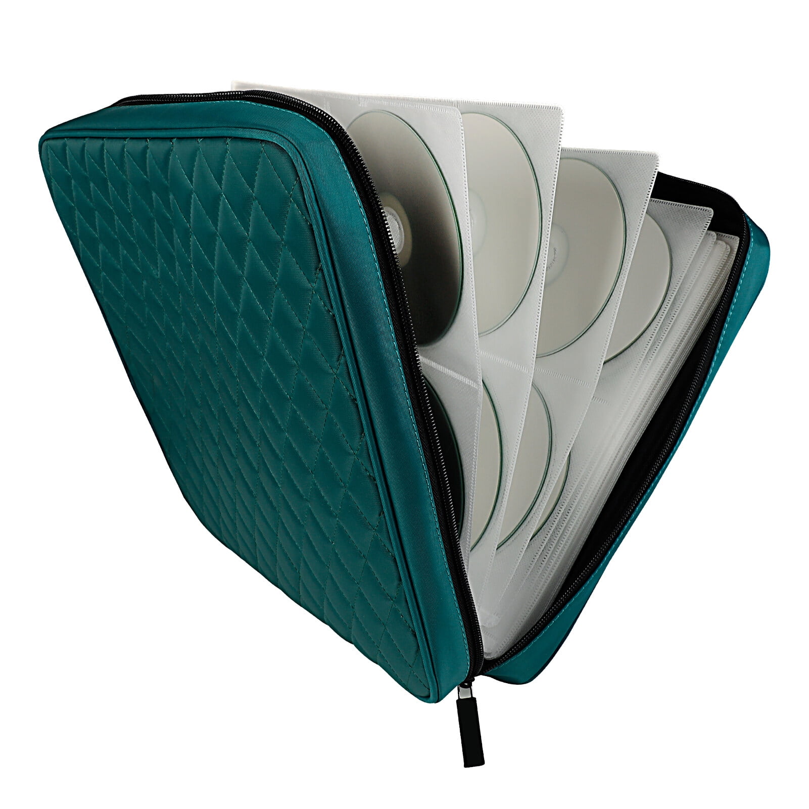 CD Case 160 Capacity Nylon Heavy Duty DVD Holder CD Organizer CD Storage Case