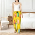 thumbnail image 4 of Balery Easter eggs (2) Pantalones de pijama para mujer, pijamas ultraligeros, pantalones de estar por casa-Small, 4 of 6