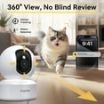 thumbnail image 2 of BoyKeep Cámara para Perros 2K 5G/2.4GHz WiFi de Doble Banda con Aplicación para Teléfono, Cámara de Seguridad para Interiores con Llamada de un Toque, 360° PTZ, Audio Bidireccional, Visión Nocturna e, 2 of 7
