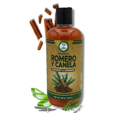 Shampoo Romero & Canela (Rosemary & Cinnamon) 16.9 fl oz Nutrir y revitalizar (Nourish and Revitalize) your hair PREMIUM SHAMPOO