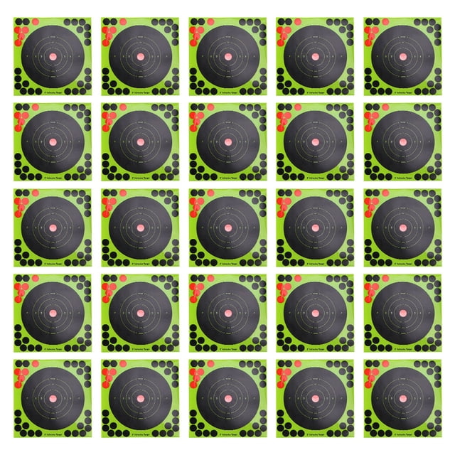 MasteelfCA 40 Sheets of Professional Paper Targets Replaceable Dart Targets Target Stickers (Random Color)