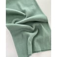 thumbnail image 5 of Minerva Chunky Tubular Ribbing Stretch Knit Fabric Soft Forest Green - per yard, 5 of 6