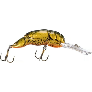 Rebel Teeny Wee Crawfish – Esca Crankbait 1/10 Oz – Chartreuse Crawdad – Per Pesca A Spinning