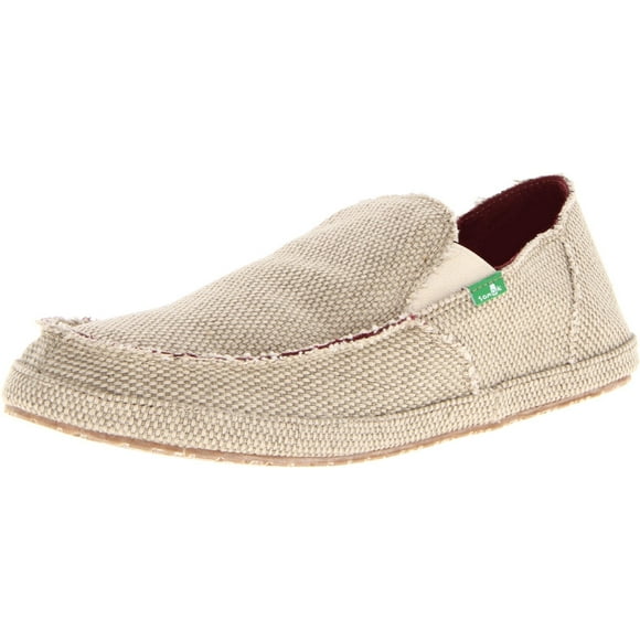 Sanuk Men's Rounder Slip On, Tan, 11 M US