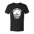 thumbnail image 2 of Wild Bobby,I Can't Work Today My Arm is in Cast, Father's Day, Men Premium Tri Blend Tees, Vintage Black, Medium, 2 of 3