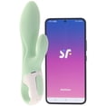 thumbnail image 1 of Satisfyer Air Pump Bunny 5+ Vibe in Mint, 1 of 5